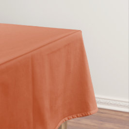 Terracotta Orange Solid Color Warm & Earthy Design Tischdecke