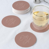 Terracotta | Oversified Script Monogram Wedding
