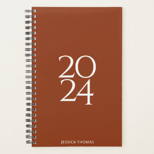 Terracotta Personal 2024 Weekly Planner Planer