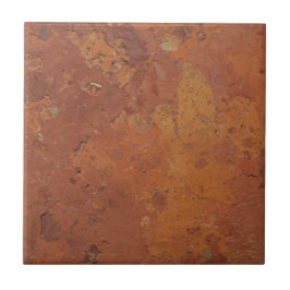 Terracotta red simple rustic fliese