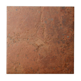 Terracotta red simple rustic fliese