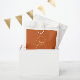 Terracotta-Rose Geschenktütchen