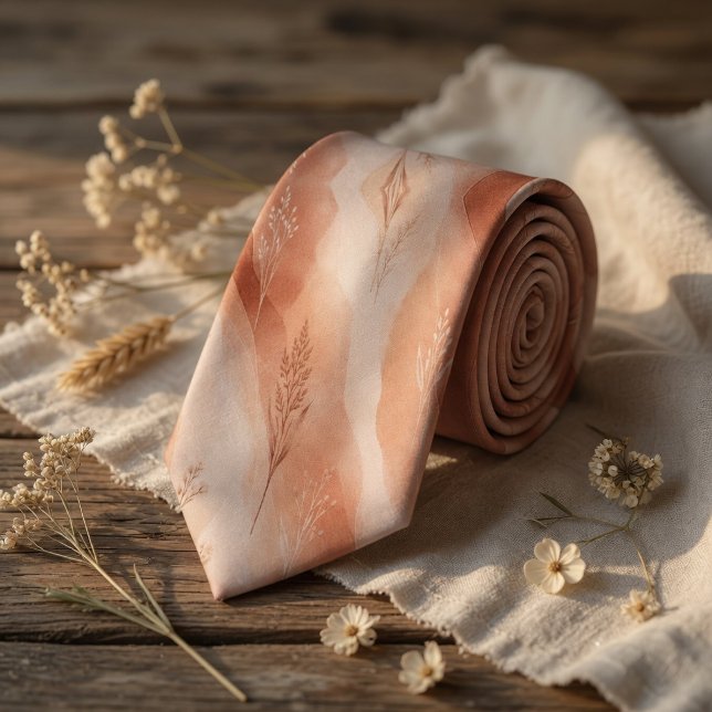 Terracotta Rustic Krawatte (Von Creator hochgeladen)