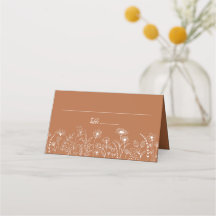 Terracotta Rustic Wildblume Boho