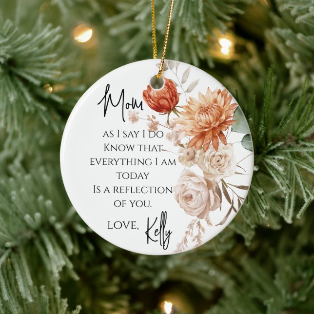 Terracotta Rustikale Mutter des Brautgeschenks Keramik Ornament (Baum)