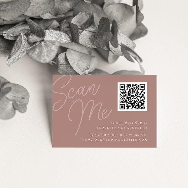 Terracotta | Script Watermark QR Code UAWG Begleitkarte (Von Creator hochgeladen)