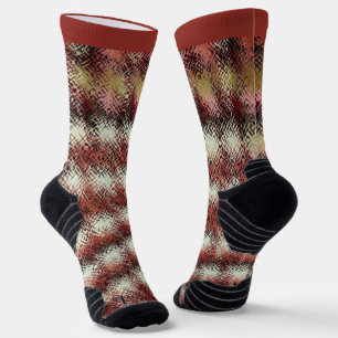 Terracotta solid socken