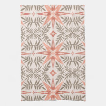 Terracotta Stars & Vines Boho Muster