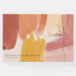 Terracotta Sunrise | Wedding Guest Book Gästebuch