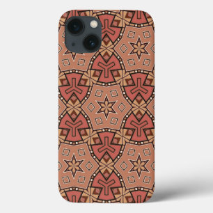 Terracotta und Tan Honeycomb Tile Pattern Case-Mate iPhone Hülle