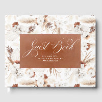 Terracotta und White Orchids Floral Boho Wedding