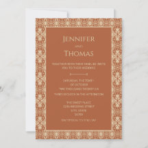 Terracotta Vintag Boho Wedding