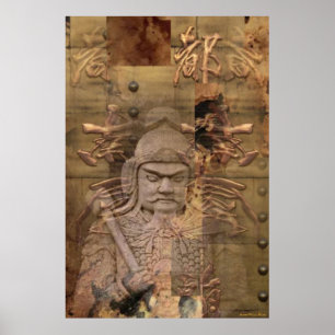 Terracotta Warrior Print Poster