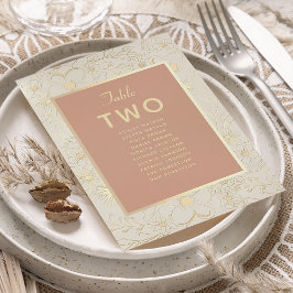 Terracotta Wedding Chart