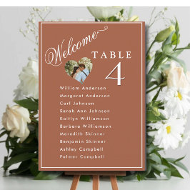 Terracotta Wedding Plan Karten Gästebuch
