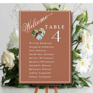 Terracotta Wedding Plan Karten Gästebuch