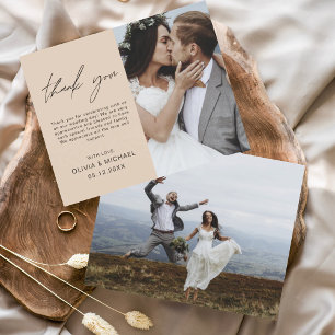 Terracotta Wedding Vielen Dank Foto Minimalistisch