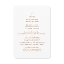 Terracotta Weißes Hochzeitsempfang Details