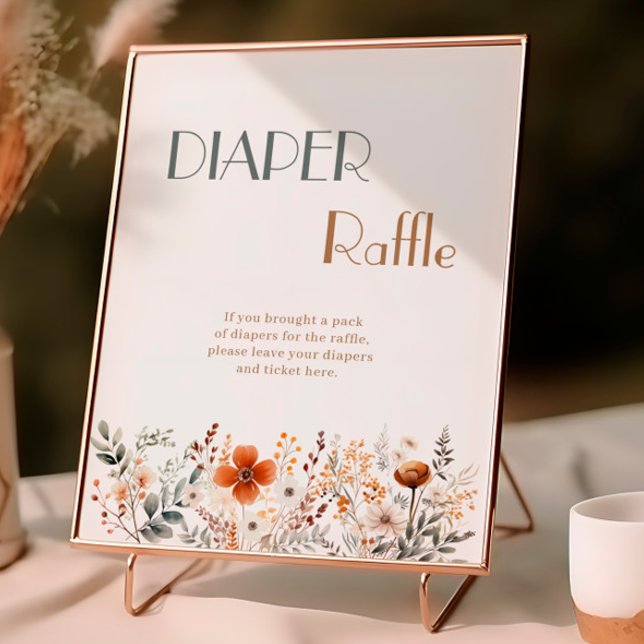 Terracotta Wildblume Babydusche Windelwanne Poster (Von Creator hochgeladen)