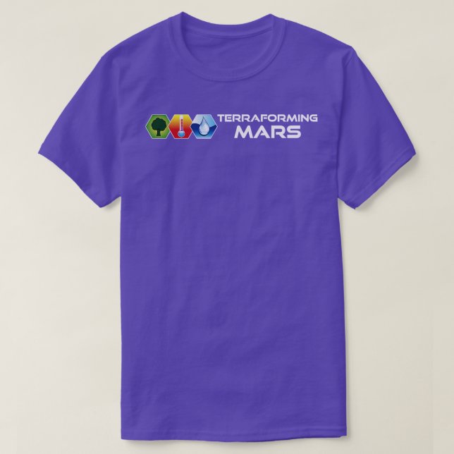 Terraforming Mars Color Icons T-Shirt (Design vorne)