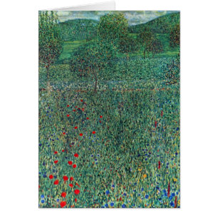 Terrain de fleurs à Litzlberg Klimt, Paysage Vinta