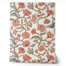 Terrakotta-Blush-Blumen-Chinoiserie-Chintz (L)
