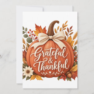 Terrakotta-Friendsgiving-Papier-Tischservietten, D Einladung