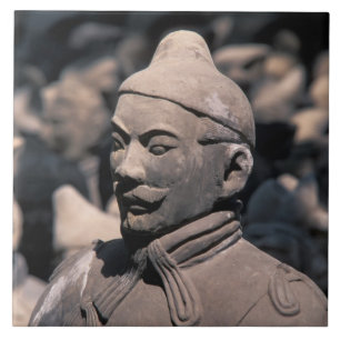 Terrakotta-Krieger im Grab von Kaiser Qin Shihuang Fliese