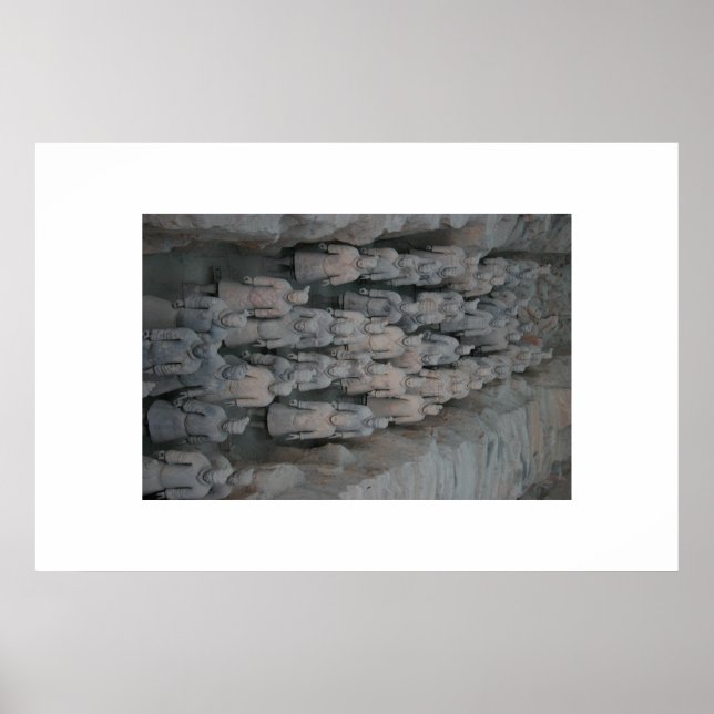 Terrakotta-Krieger Poster (Vorne)