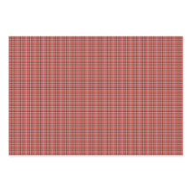 Terrakotta-Rotkariertes Retro-Farbdesign