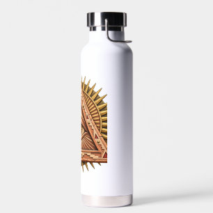 Terrakotta-Sonnenauge-Wasserflasche Trinkflasche
