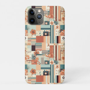 Terrakotta-Teal-Geometrisch-Mitte-des-Jahrhunderts Case-Mate iPhone Hülle