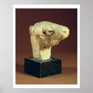 Terrakottakamelkopf, Mohenjodaro, 2300-1750 BC Poster