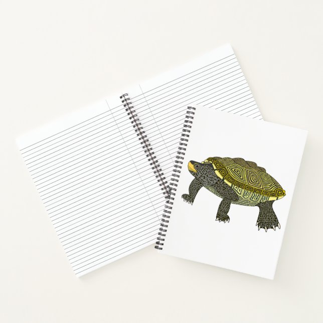 Terrapin (blanc) - Cahier (Intérieur)