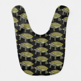 Terrapin (Muster schwarz) - Baby-Bibs Babylätzchen