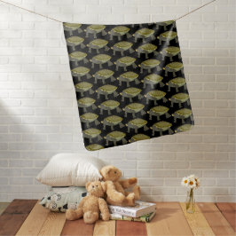 Terrapin (Muster schwarz) - Babydecke