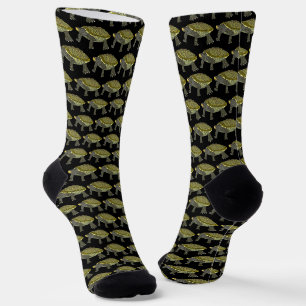 Terrapin (Muster schwarz) - Premium Socken