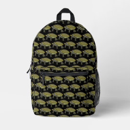 Terrapin (pattern black) - Backpack Bedruckter Rucksack