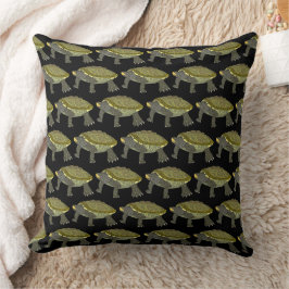 Terrapin (pattern black) - Pillow Kissen
