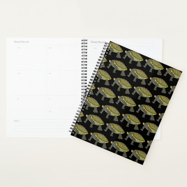 Terrapin (pattern black) - Planner Planer (Anzeige)