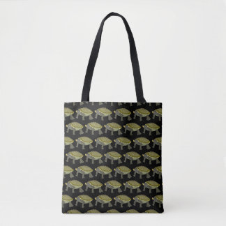 Terrapin (pattern black) - Tote Bag Tasche