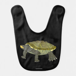 Terrapin (schwarz) - Babylätzchen