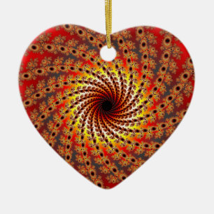 Terrapin Spin Fraktal Art Keramikornament