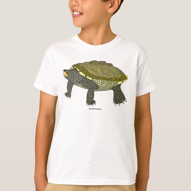 Terrapin (weiß) - Basic T-Shirt für Jungen (Vorderseite)