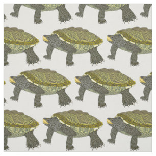 Terrapin (weiß) - Kämmstoff aus Baumwolle Stoff