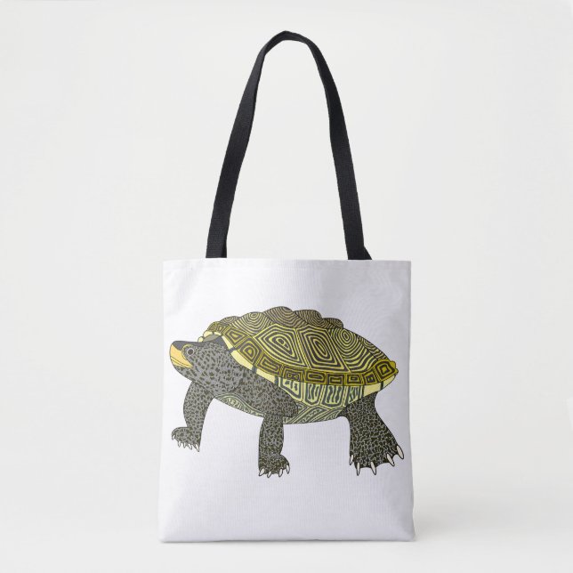 Terrapin (weiß) - Tragetasche Tasche (Vorderseite)