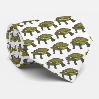 Terrapin (white) - Neck Tie Krawatte