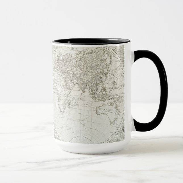 Terraqueous Kugel durch Samuel Dunn | 1787 Tasse (Rechts)