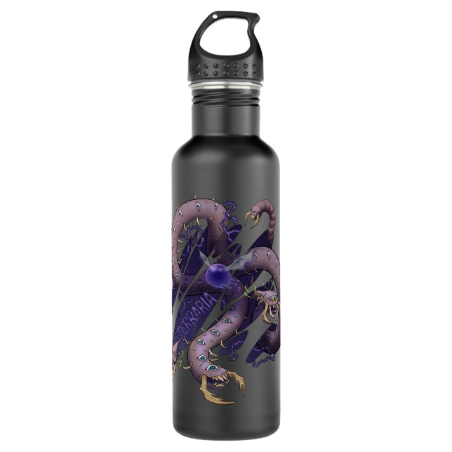 Terraria Eater von Shirts Edelstahlflasche (Vorderseite)
