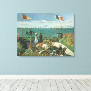 Terrasse am Meer von Claude Monet Leinwanddruck